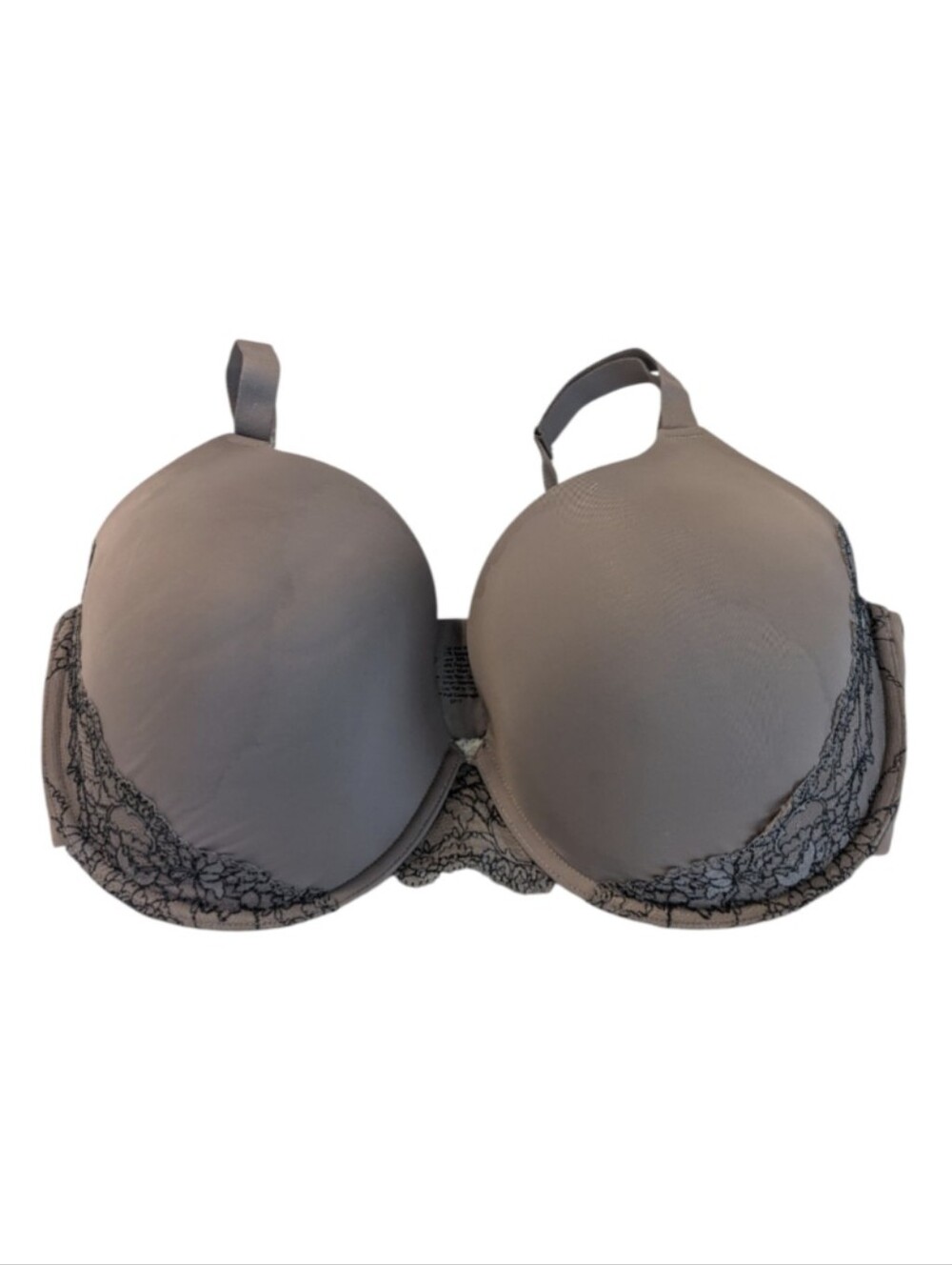 Soma Memorable Full Coverage Lace Trim T-Shirt Underwire Adjust Straps Bra
